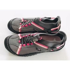 J-41 | Women's Lace Up Sport Adventure Athletic Sneakers Size 6.5 M Gray